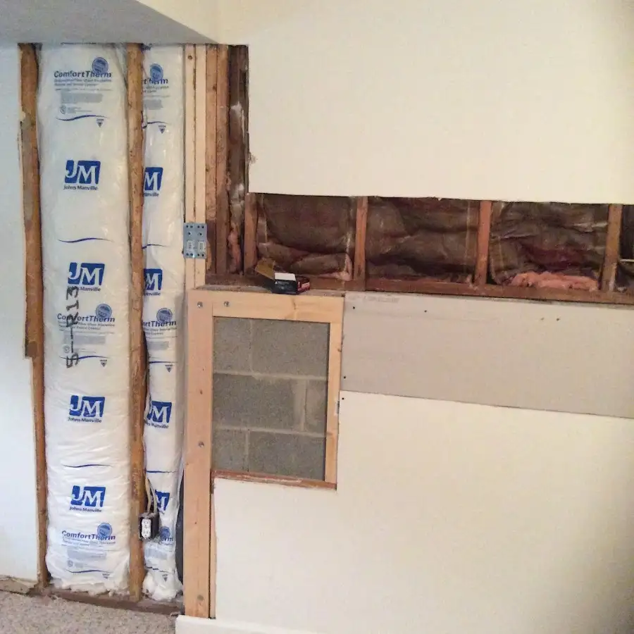 Wall insulation replacement during Contents Cleaning & Restoration in Shepherdsville